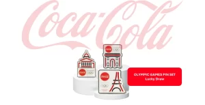 COCA-COLA OLYMPIC GAMES PIN SET​ DRAW 2024 X ORO REDMPTION