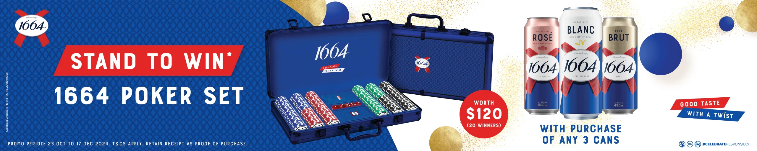 ORO Campaigns Carlsberg x 1664 Lucky Draw campaign