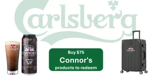 ORO Campaigns Carlsberg x Connor's Gift with Purchase campaign